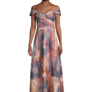 Off the shoulder gown